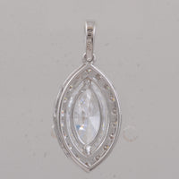 2.51 Carats Lab Grown Diamond 14K Gold Pendant