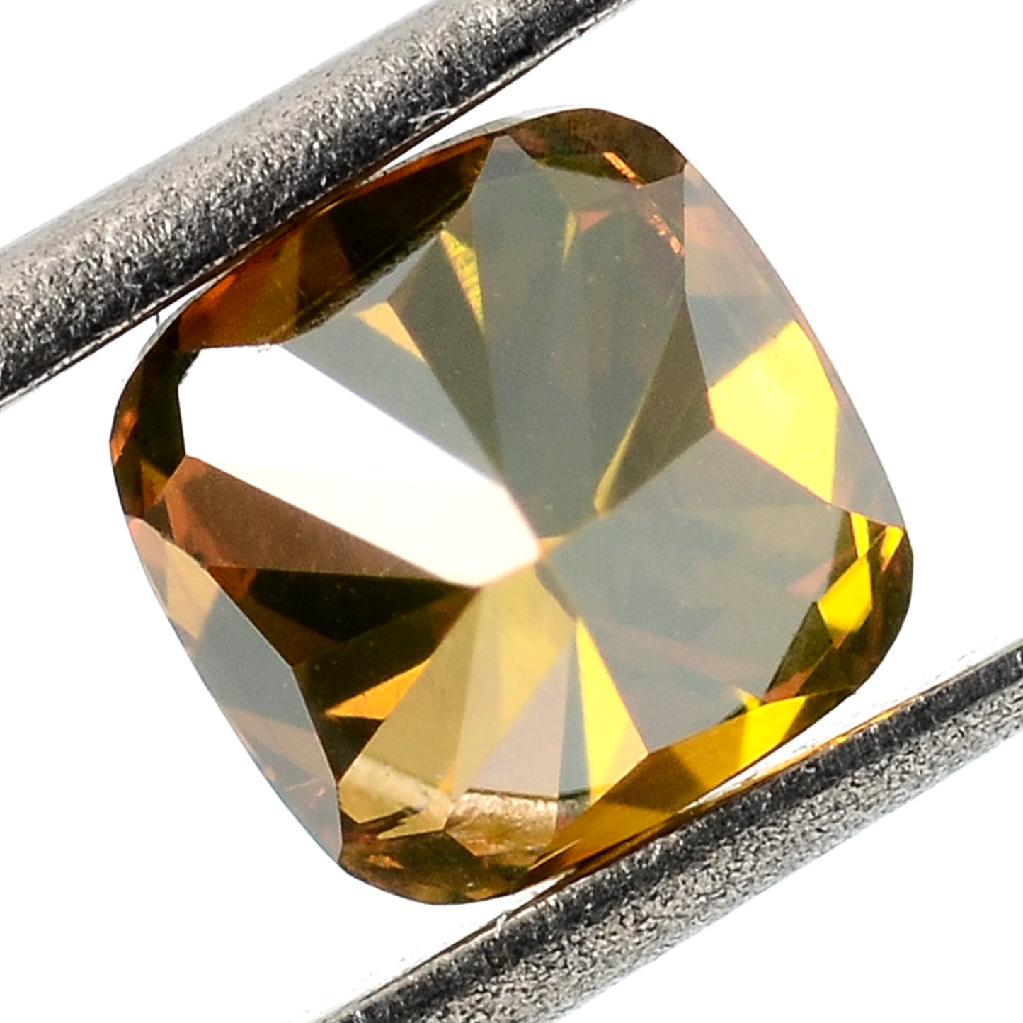 0.35 Carat Red Diamond Cushion Loose Gemstone