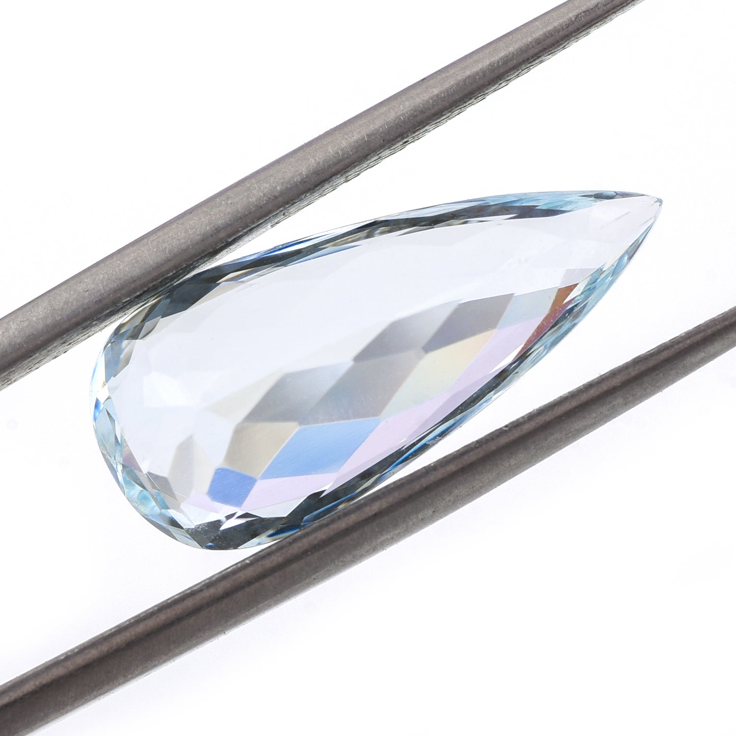5.4 Natural Beryl Aquamarine Pear Mixed Cut Gemstone