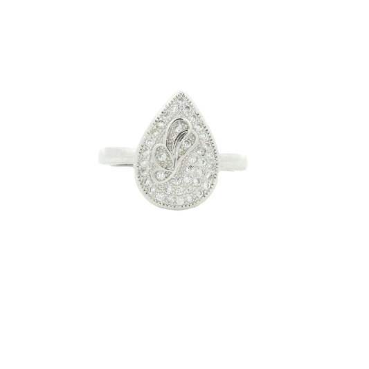 1.39 Ct Cubic Zirconia 925 Sterling Silver Ring