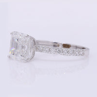 3.39 Carats Lab Grown Diamond 14K Gold Ring