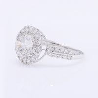 2.69 Carats Lab Grown Diamond 14K Gold Ring