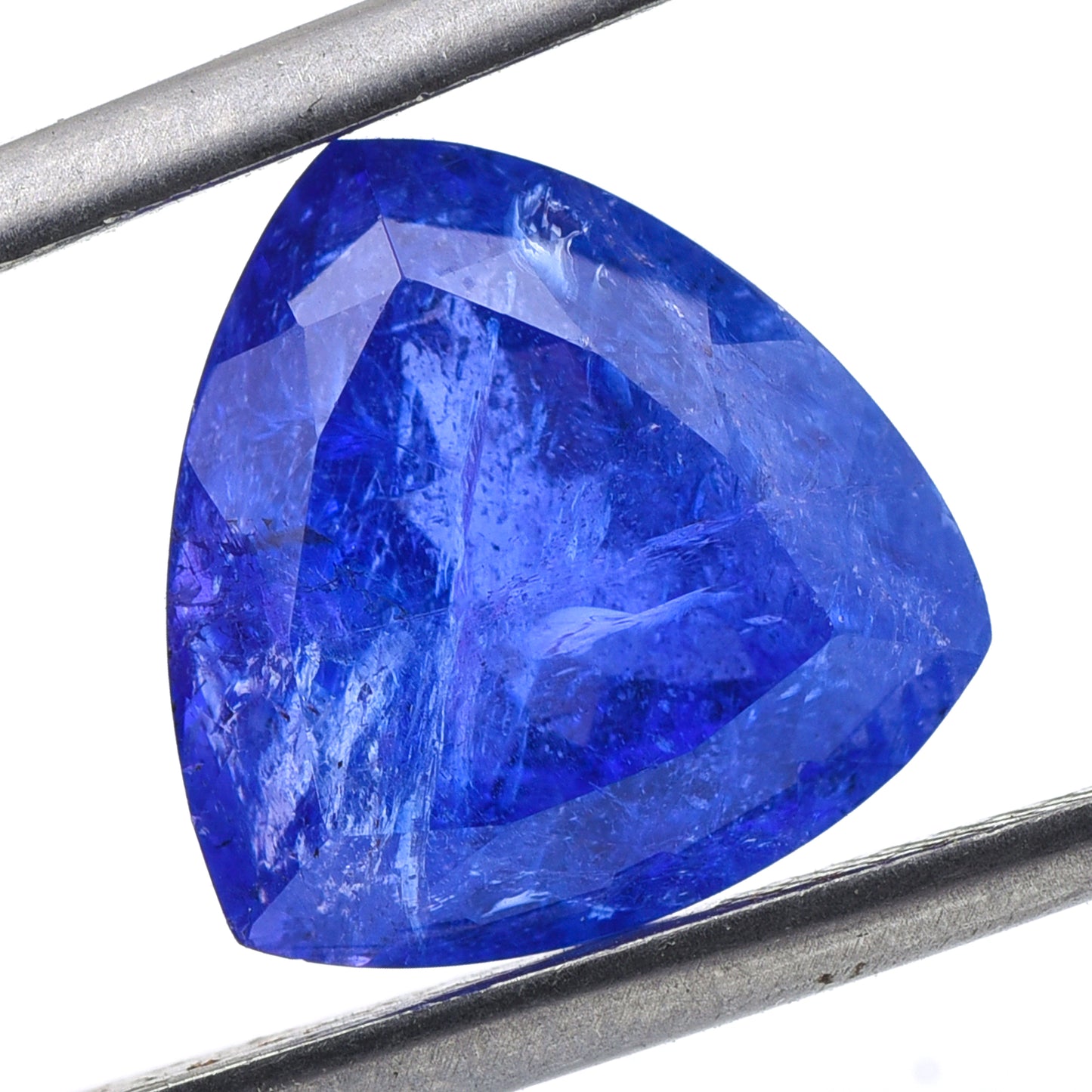 8.04 Natural Zoisite Tanzanite Triangular Mixed Cut Gemstone