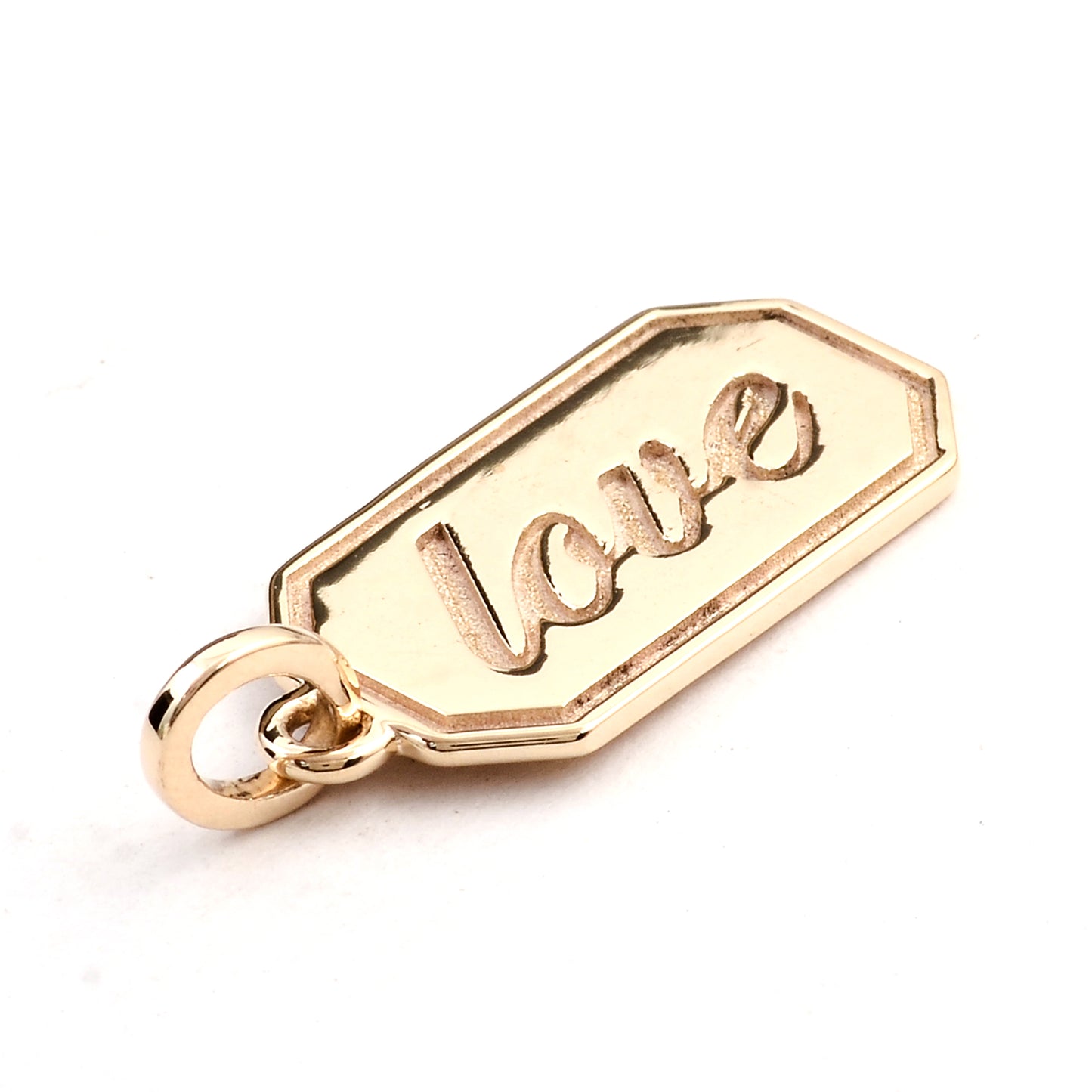 10K Gold Plain Pendant