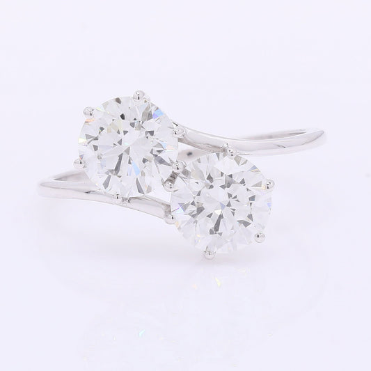 2.29 Carats Lab Grown Diamond 14K Gold Ring