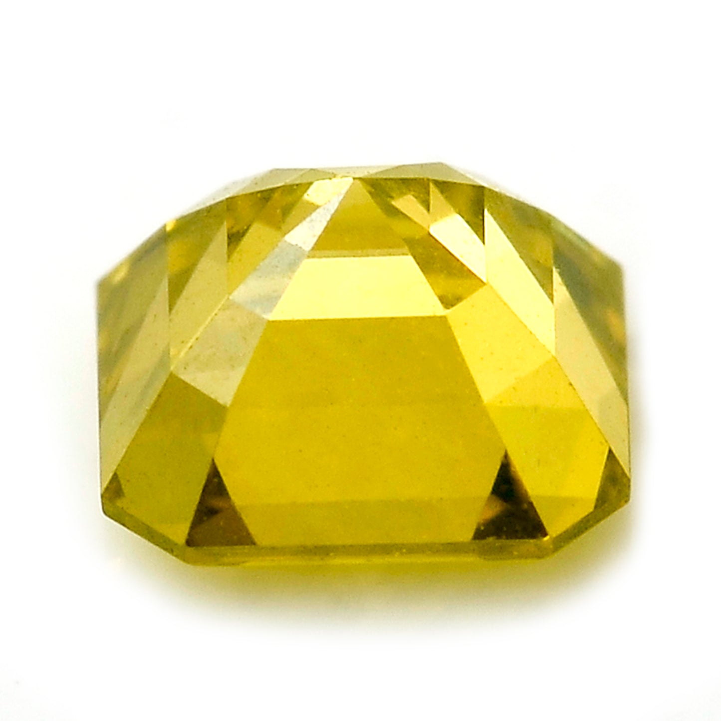 0.41 Yellow Diamond Octagon Loose Diamond