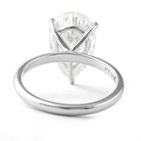 4.10 Carats Lab Grown Diamond 950 Platinum Ring