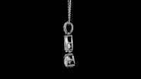 3.00 Carats Lab Grown Diamond 14K Gold Pendant