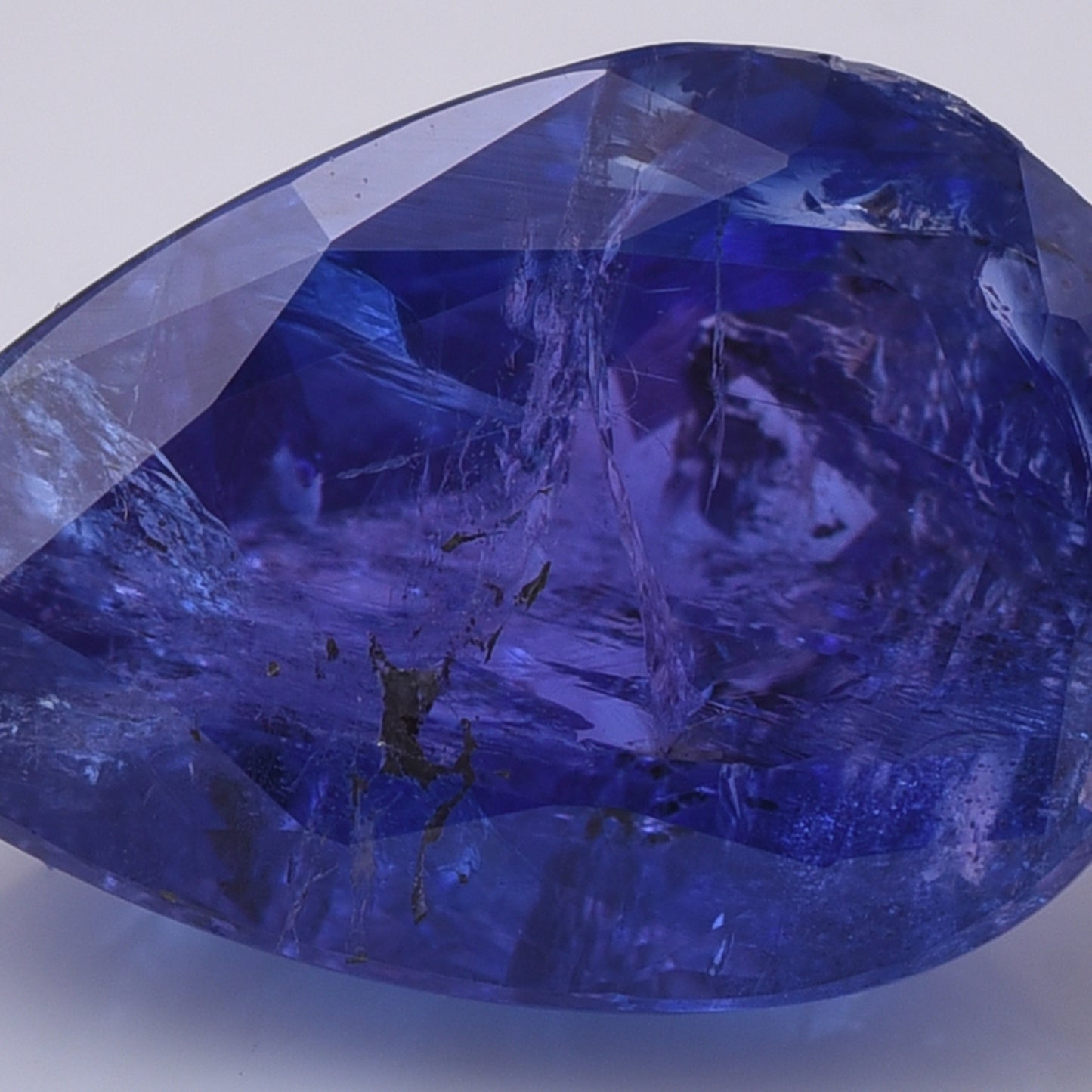 6.09 Natural Zoisite Tanzanite Pear Mixed Cut Gemstone