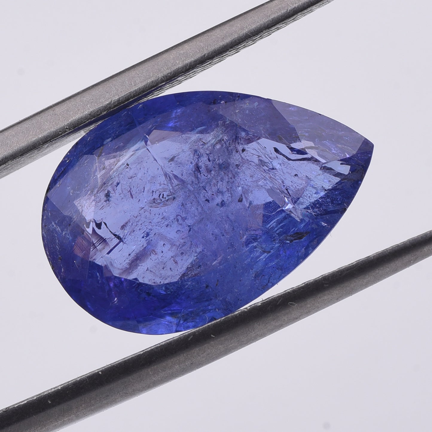 6.13 Natural Zoisite Tanzanite Pear Mixed Cut Gemstone