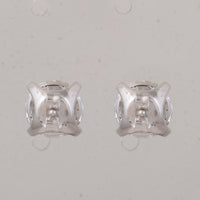 4.05 Carats Lab Grown Diamond 14K Gold Earrings