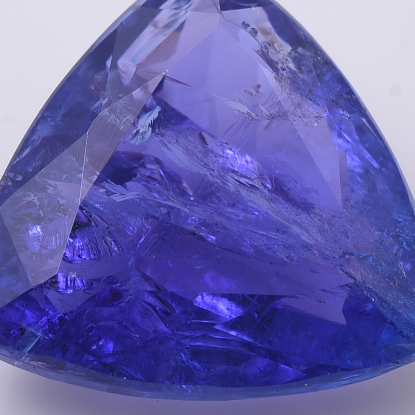 7.94 Natural Zoisite Tanzanite Triangular Mixed Cut Gemstone