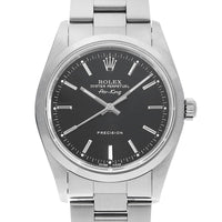 Pre-owned Rolex Air-King 14000M Black Bar Y-number Men's