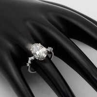 3.23 Carats Lab Grown Diamond 14K Gold Ring