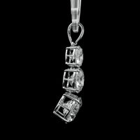 5.99 Ct Round Lab Grown Diamond 14K Gold Pendant