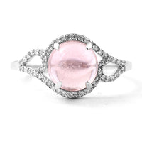 2.43 Ct Round Mixed Cut Natural Tourmaline 950 Platinum Ring