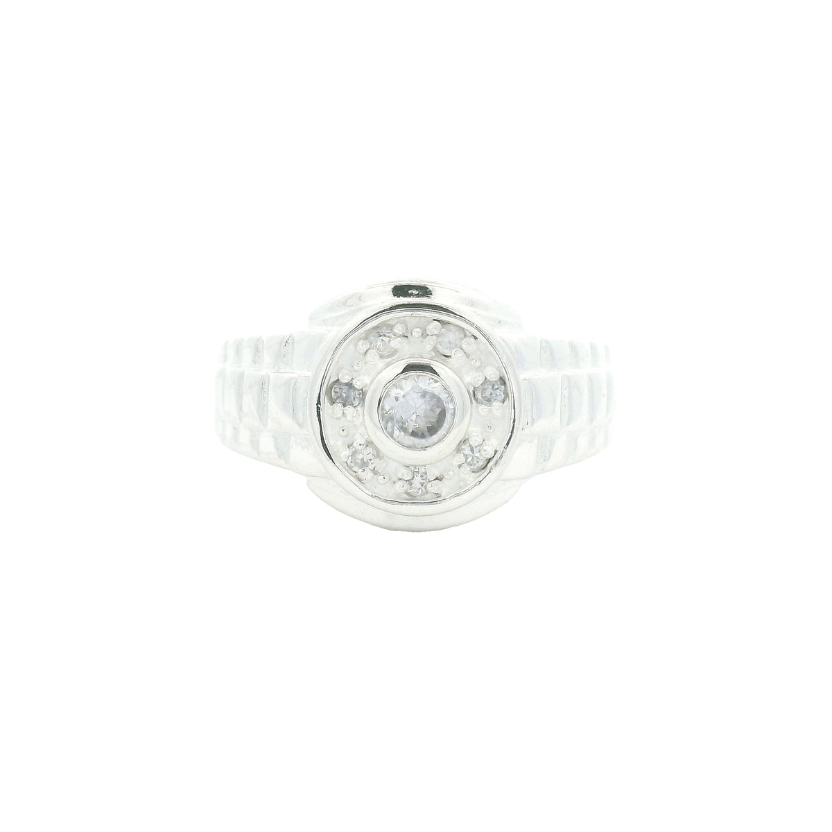 4.86 Ct Cubic Zirconia 925 Sterling Silver Ring