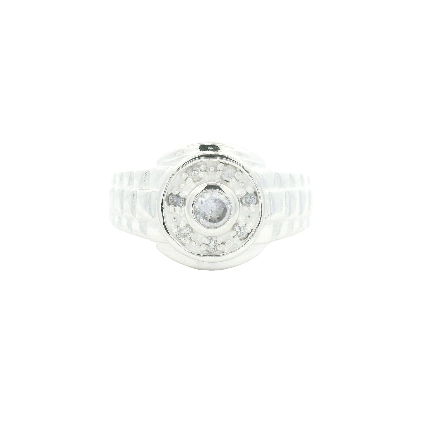 4.86 Ct Cubic Zirconia 925 Sterling Silver Ring