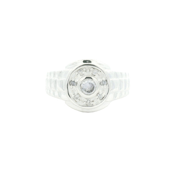 4.86 Ct Cubic Zirconia 925 Sterling Silver Ring