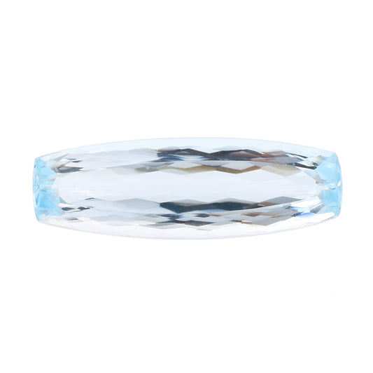 9.28 Natural Beryl Aquamarine Rectangular Cushion Mixed Cut Gemstone
