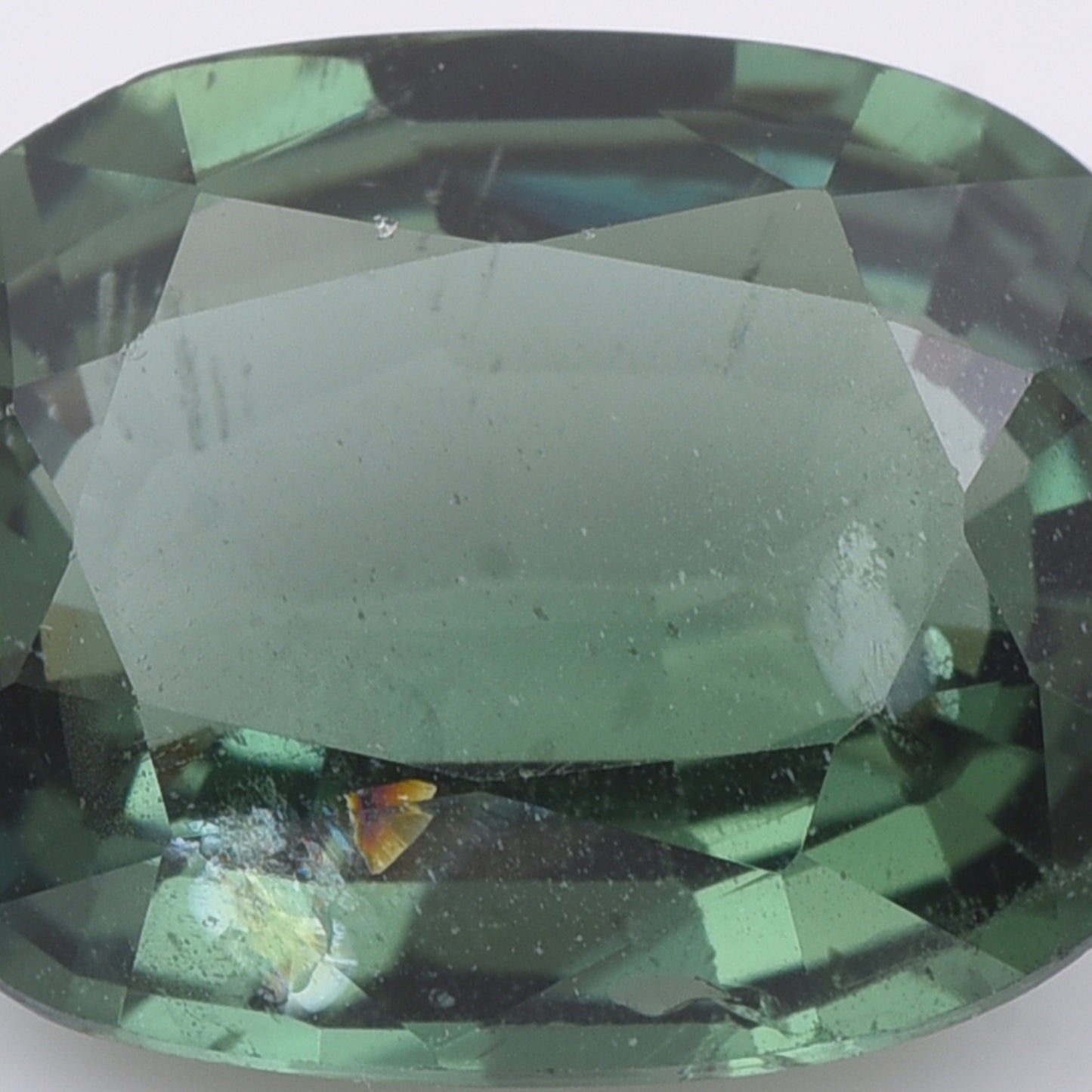 5.44 Natural Apatite Rectangular Cushion Mixed Cut Gemstone