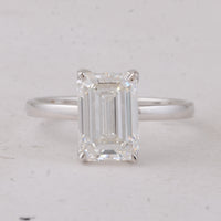 3.08 Carats Lab Grown Diamond 14K Gold Ring