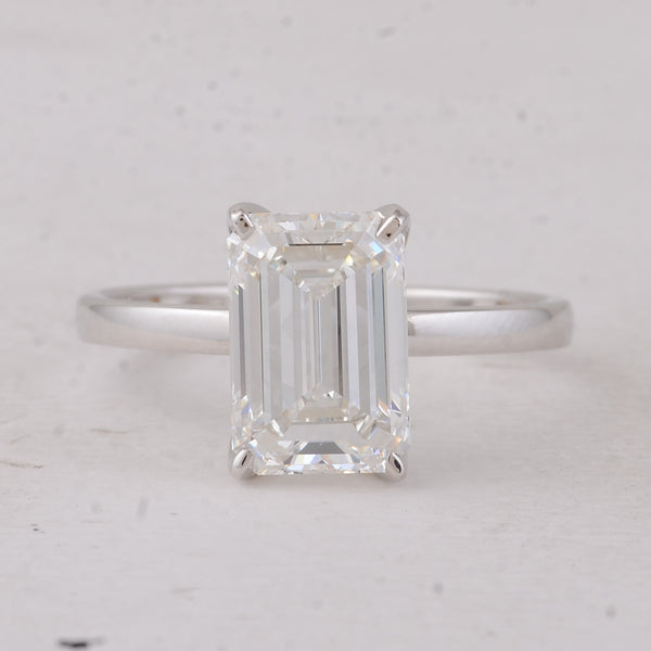 3.08 Carats Lab Grown Diamond 14K Gold Ring