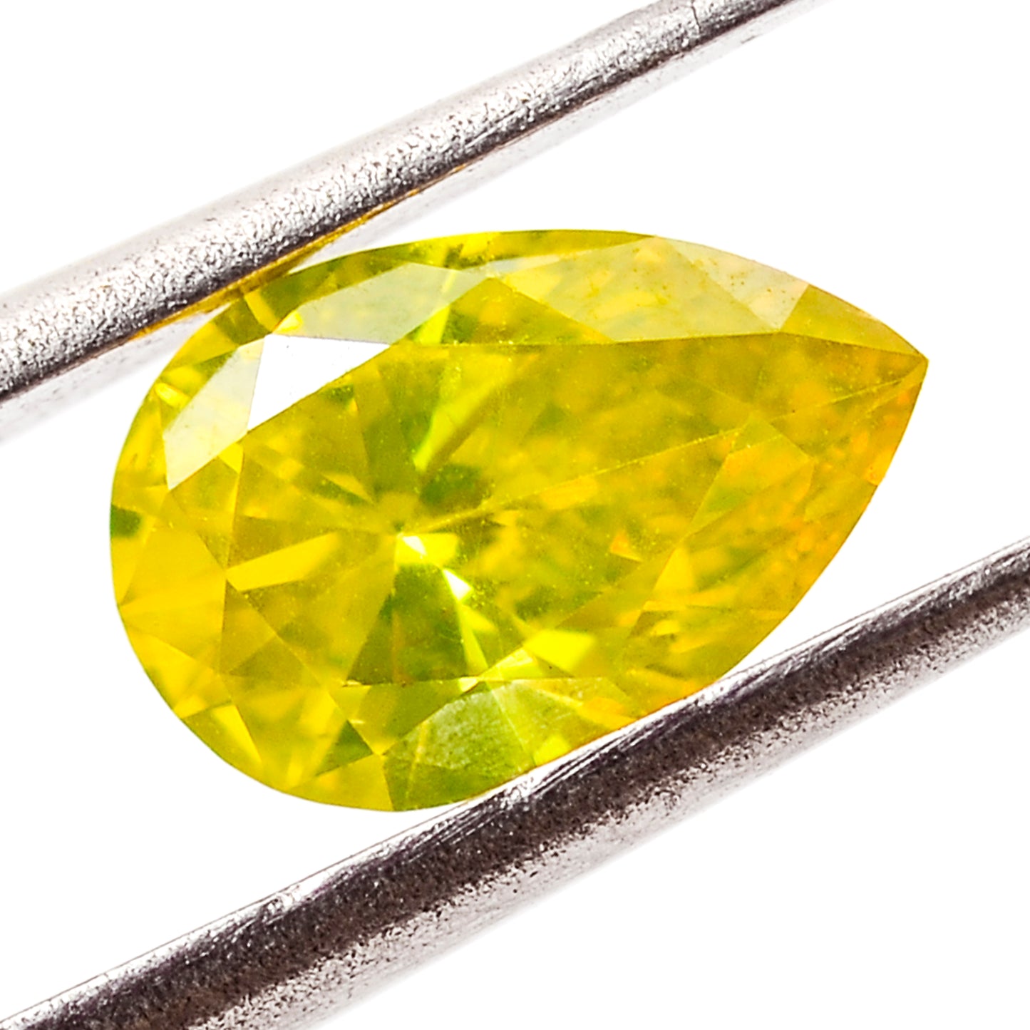 0.36 Yellow Diamond Pear Loose Diamond