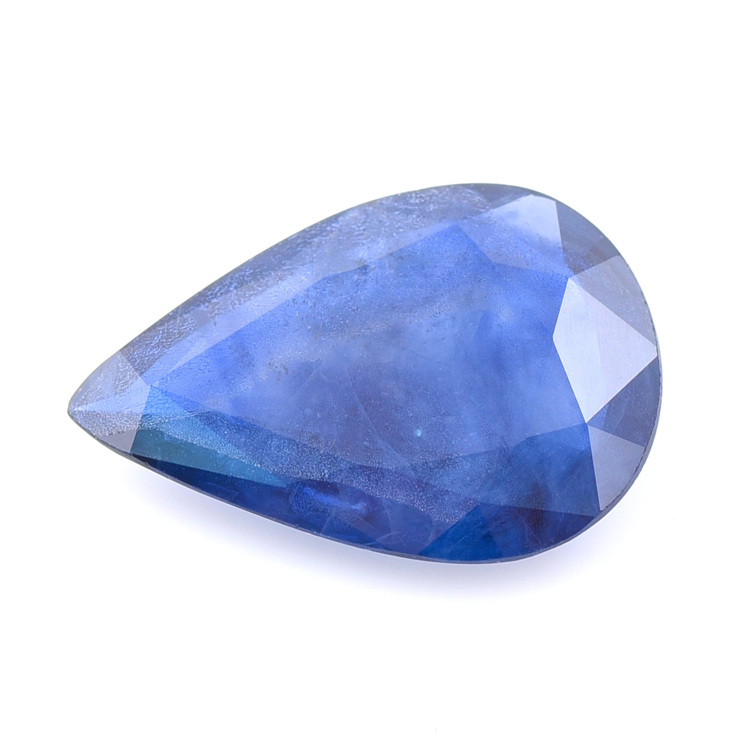 4.89 Natural Corundum Sapphire Pear Mixed Cut Gemstone