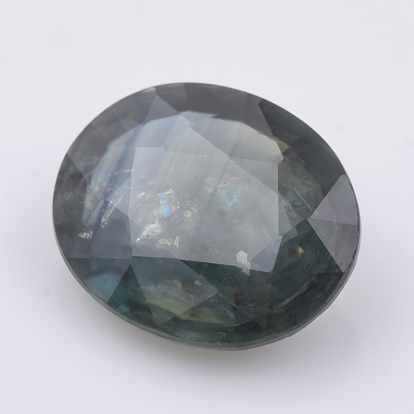 3.15 Natural Corundum Sapphire Oval Mixed Cut Gemstone