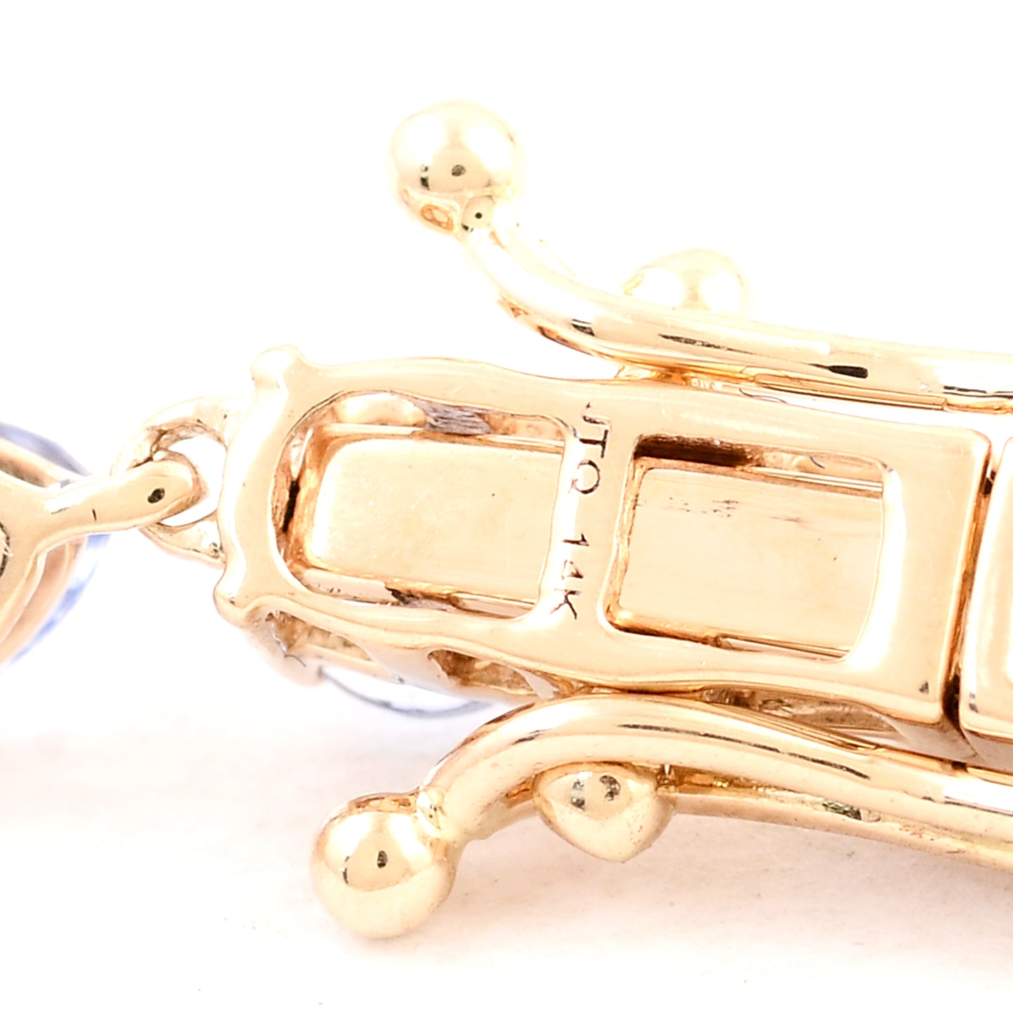 3.66 Ct Trillion Tanzanite 14K Gold Bracelet