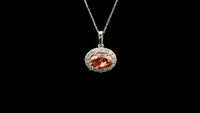 2.41 Carats Pink Lab Grown Diamond 14K Gold Pendant