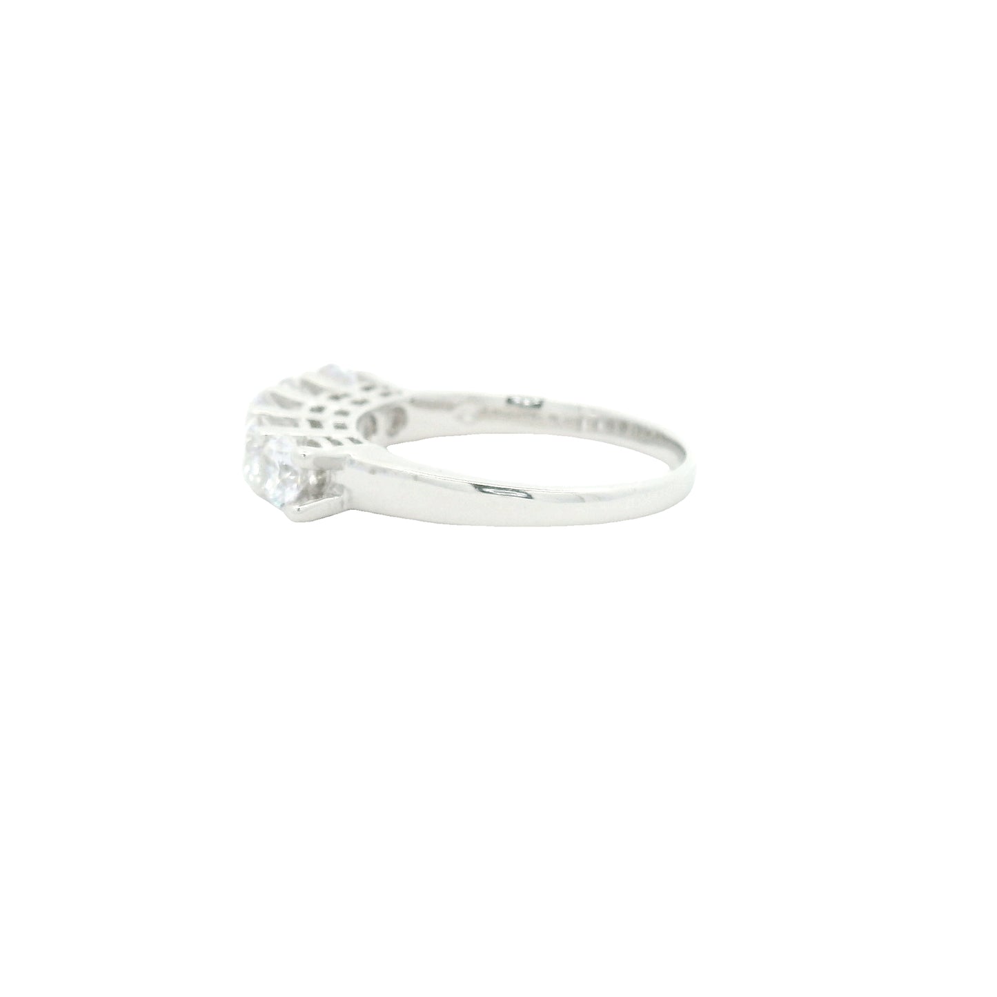3.72 Ct Cubic Zirconia 925 Sterling Silver Ring