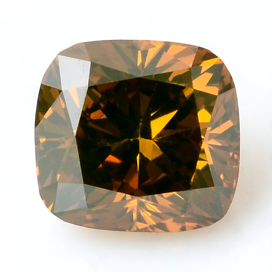 0.44 Carat Red Diamond Cushion Loose Gemstone