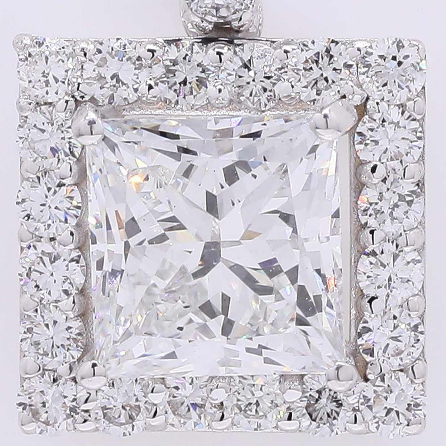 2.45 Carats Lab Grown Diamond 14K Gold Pendant