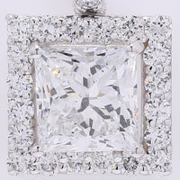 2.45 Carats Lab Grown Diamond 14K Gold Pendant