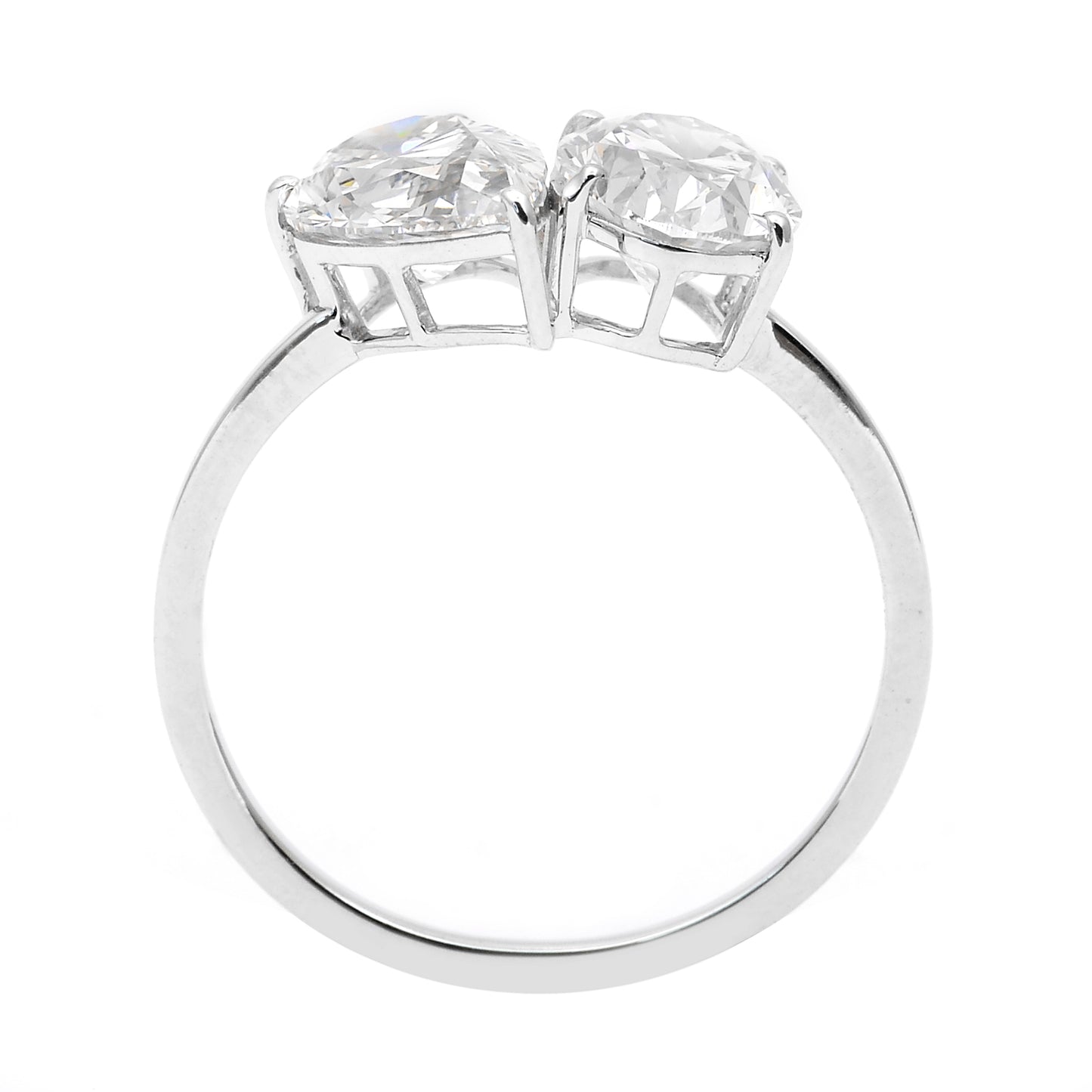 3.05 Carats Lab Grown Diamond 14K Gold Ring