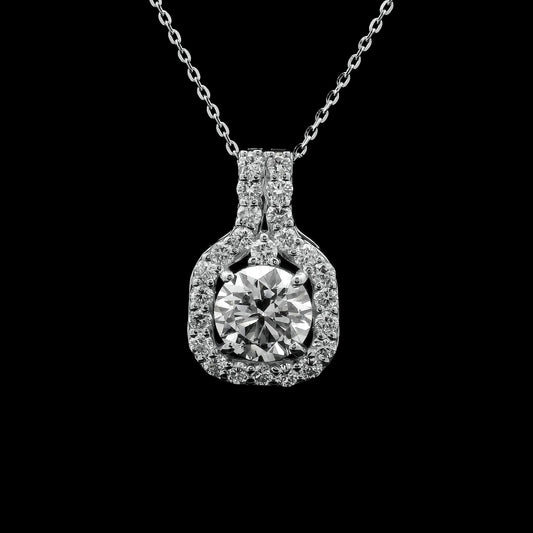 2.36 Carats Lab Grown Diamond 14K Gold Pendant
