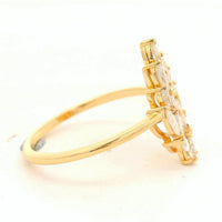 0.95 Ct Marquise Diamond 14K Gold Ring