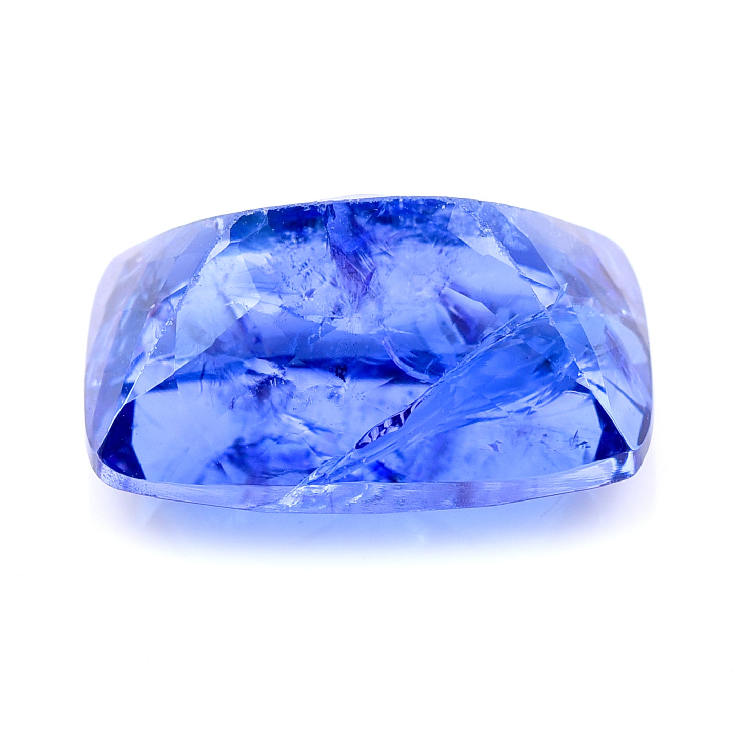 12.05 Natural Zoisite Tanzanite Rectangular Cushion Mixed Cut Gemstone