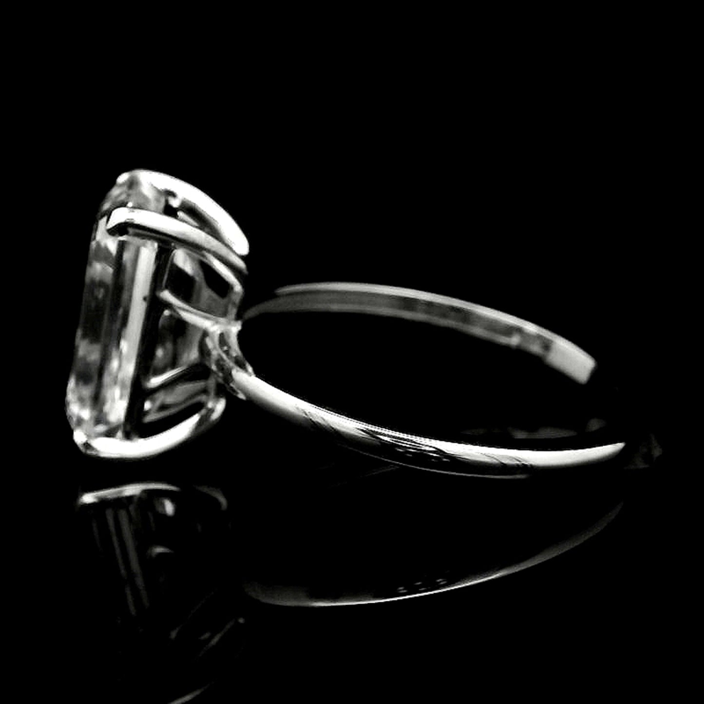 4.25 Carats Lab Grown Diamond 14K Gold Ring