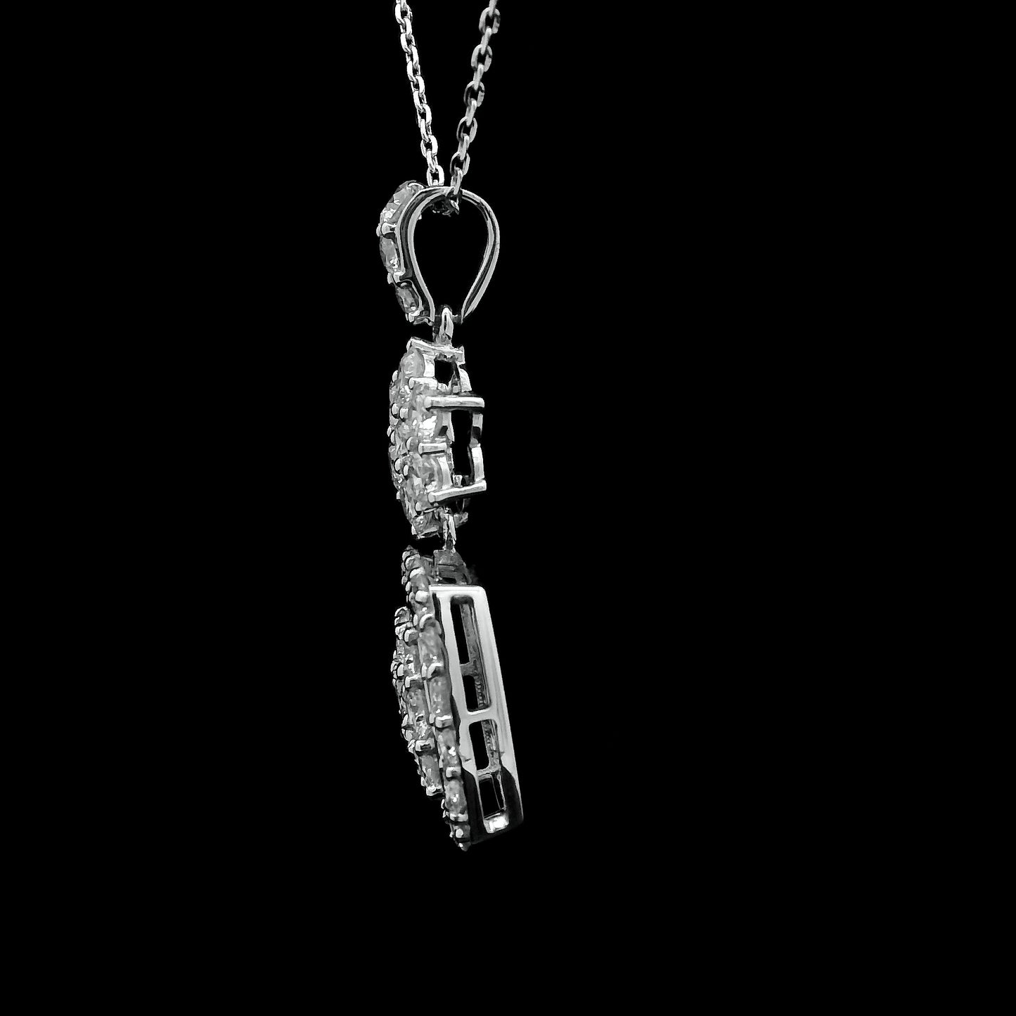 1.71 Carats Lab Grown Diamond 14K Gold Pendant