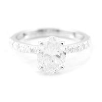 2.42 Carats Lab Grown Diamond 14K Gold Ring