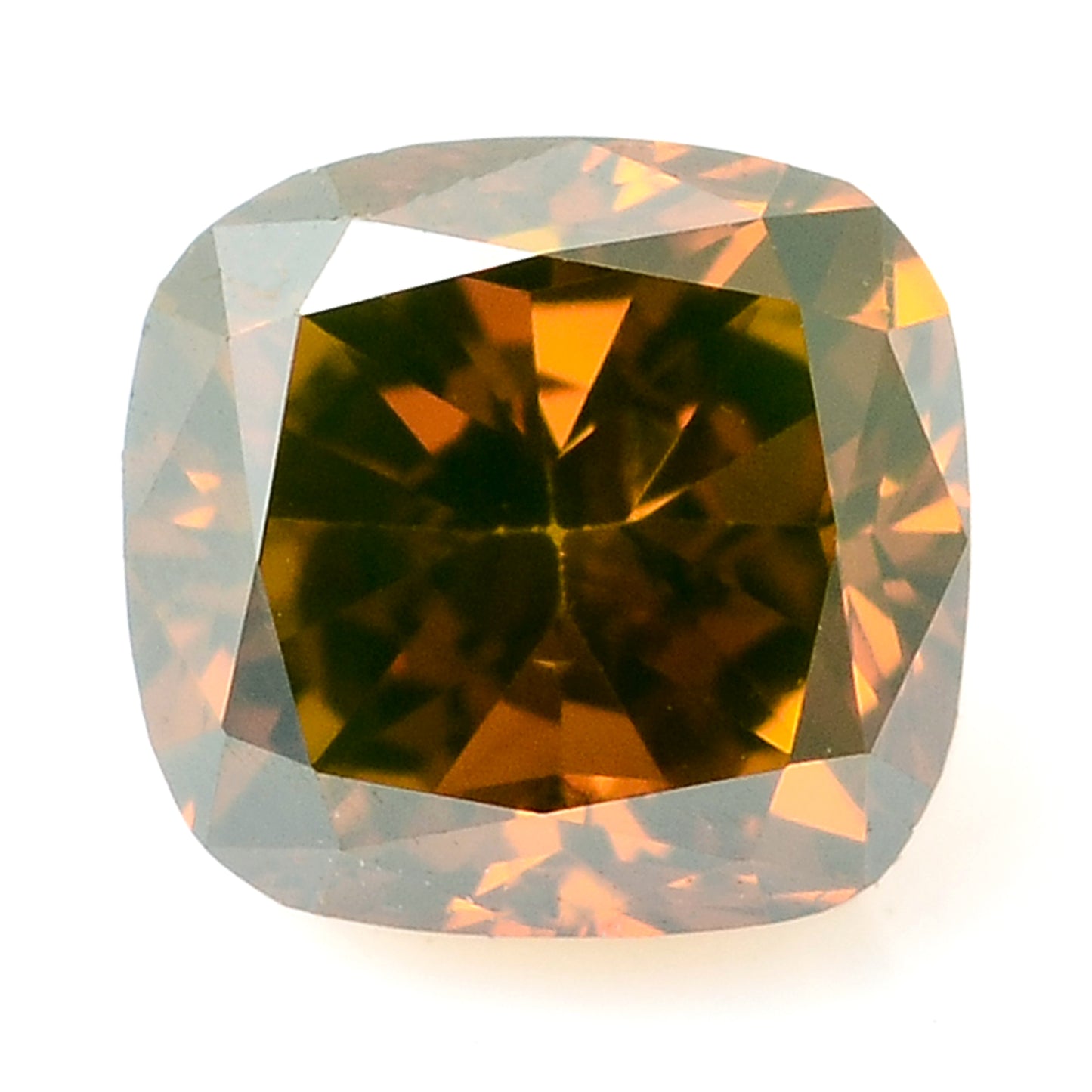 0.30 Carat Red Diamond Cushion Loose Gemstone