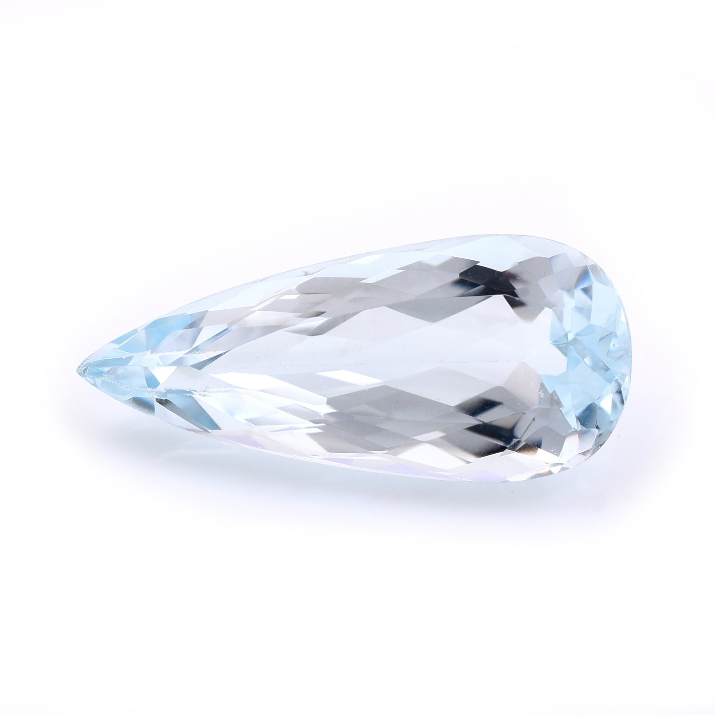 5.4 Natural Beryl Aquamarine Pear Mixed Cut Gemstone