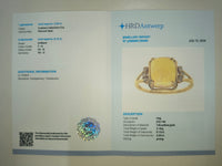 2.16 Ct Cushion Cabochon Cut Natural Opal 14K Gold Ring