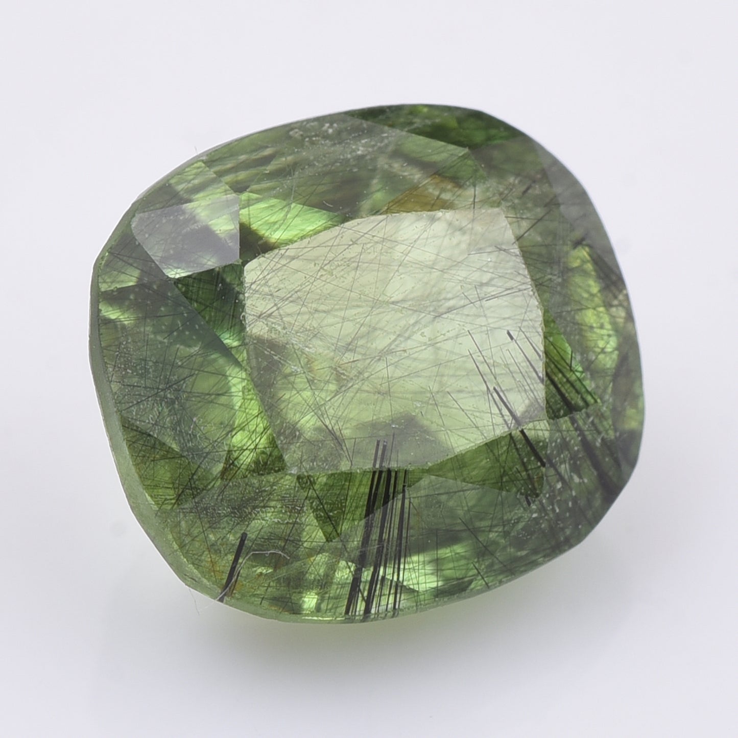6.47 Natural Peridot Rectangular Cushion Mixed Cut Gemstone