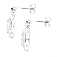 3.17 Carats Lab Grown Diamond 14K Gold Earrings