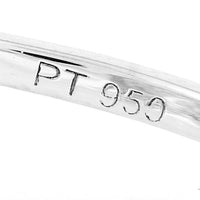 2.93 Ct Oval Mixed Cut, Round Mixed Cut Natural Multi-Coloured Tourmaline 950 Platinum Ring
