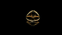 1.75 Ct Oval Natural Sapphire 14K Gold Ring